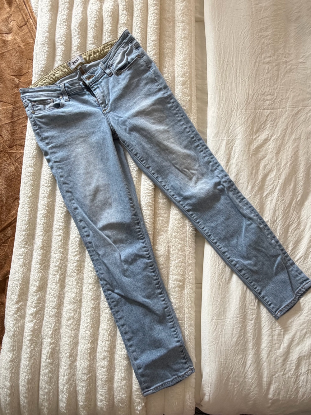 PAIGE Light Blue Skinny Jeans